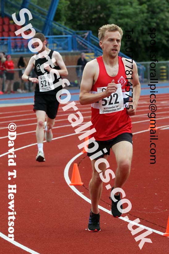 North Eastern 10000 metres, 2021 North Eastern Champs., Shildon. Photo: David T. Hewitson/Sports for All Pics